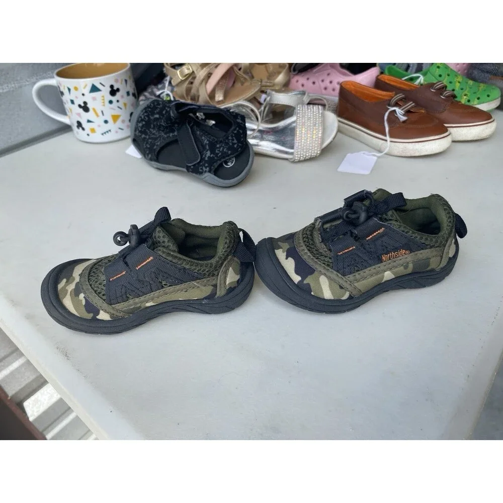 Northside Brille II Toddler Boys Size 5 Water Shoes Camo Mesh Swim Sneakers
